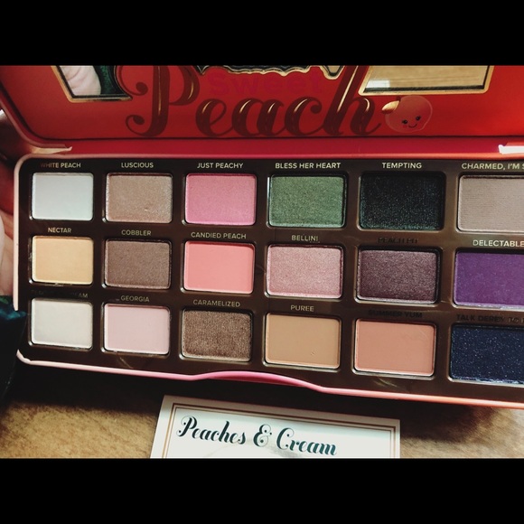 Nib Too Faced Sweet Peach Eyeshadows Palette Auth. - Picture 7 of 8